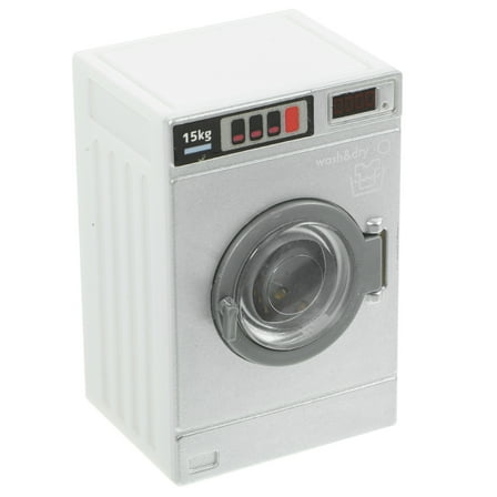 SOPOTUTU Mini Washing Machine Toy for Dollhouse Plastic 1 Set Pretend Play Accessories