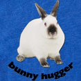 thumbnail image 2 of CafePress - Bunny Hugger - Cute Infant Baby Football Bodysuit, 2 of 3