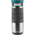 thumbnail image 2 of Contigo Auto Seal Transit Vacuum-insulated Stainless Steel Travel Mug, 16 oz., White and Grayed Jade, 2 of 2