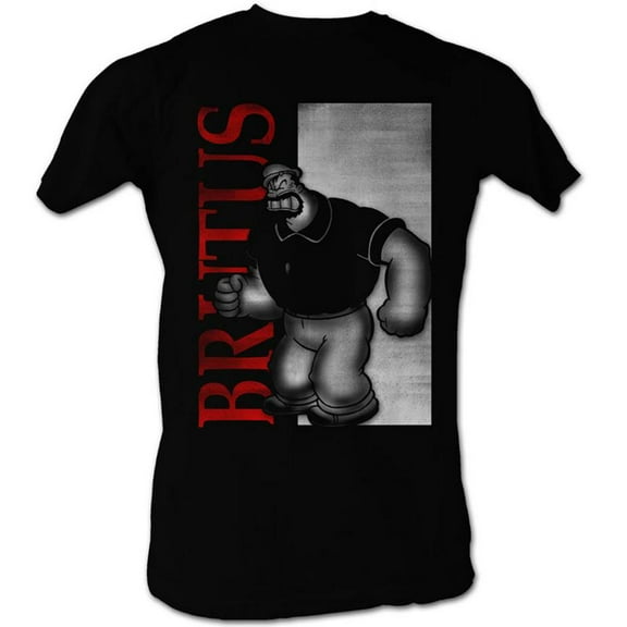 Popeye Comics Scar Brutus Adult Short Sleeve T Shirt
