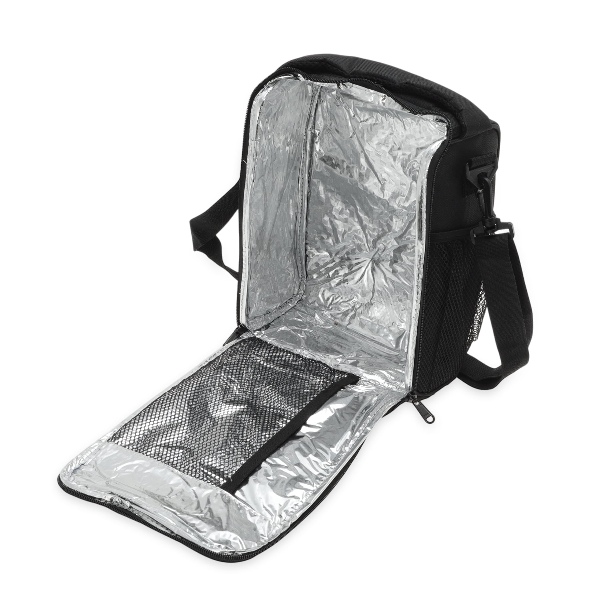 Unique Bargains Thickened Lunch Bag 1 Pc Blue, Black