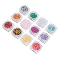 thumbnail image 4 of 12 colores Nail Art lentejuelas 2,5 x 4 mm brillante decoración de uñas herramienta de manicura, 4 of 8