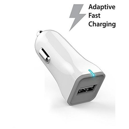 Ixir Huawei Honor 4X Charger Micro USB 2.0 Cable Kit by TruWire { Car Charger + 3 Micro USB Cable} True Digital Adaptive Fast Charging uses dual voltages for up to 50% faster charging!