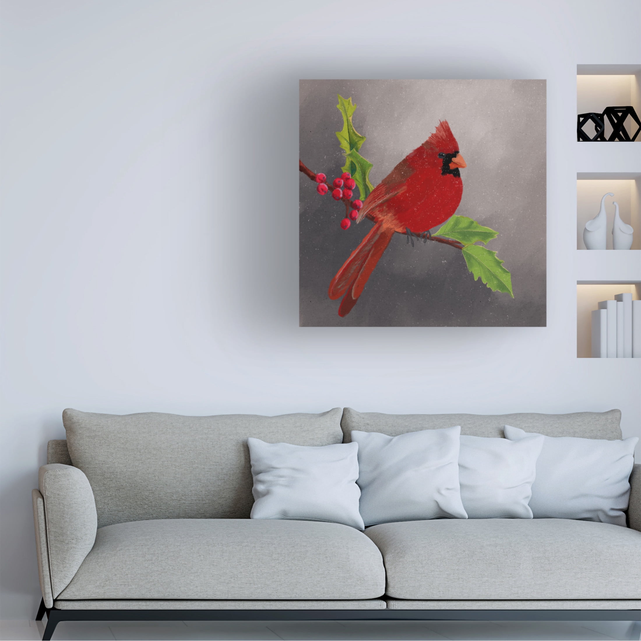 Trademark Fine Art Regina Moore Red Cardinal I Canvas Wall Art