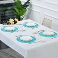 thumbnail image 7 of SKYSONIC Light Green Wood Stripe Pattern Round Placemats for Dining Table Non-Slip Heat-Resistant Polyester Table Mats Set of 1 Washable Table Mats for Kitchen Dining Table Decoration (74), 7 of 7