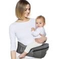 thumbnail image 1 of Safotad Portabebés con asiento para la cadera, portabebés delantero ergonómico para recién nacidos y niños pequeños, cintura ajustable con soporte fuerte, diseño de bolsillo grande, gris, 1 of 5