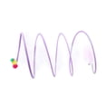 thumbnail image 4 of Guardoinrt Foldable Indoor Cat Tunnel S Type Portable Playing Tent Durable Spring Toy Purple L Mouse 1Set, 4 of 6