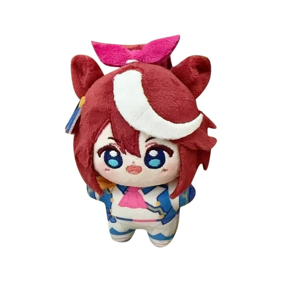 Uma Musume: Pretty Derby Plush Dolls,4.7" Tokai Teio Anime Pretty Derby Character Plushies,Ideal Halloween Gift for Fans & Collectors