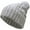 Light Gray, variant on Light Gray Slouchy Cable Knit Pom Pom Beanie Winter Cap Chunky Skull Hat Ski Kinit Warm New