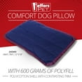 thumbnail image 3 of Jeffers Pet Comfort Dog Pillow, Tiny 12" x 18", Navy – Machine Washable Dog Bed for House, Sofa, Crate & Travel – Poly Cotton Shell, Winter Warmth, Soft, Comfy, Durable, Top Pet Bedding, 3 of 8