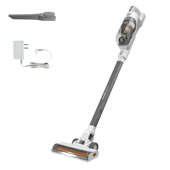 BLACK + DECKER - Aspiradora de varilla inalámbrica POWERSERIES+ con luces LED de suelo, ligera, multisuperficie (BHFEA520J)
