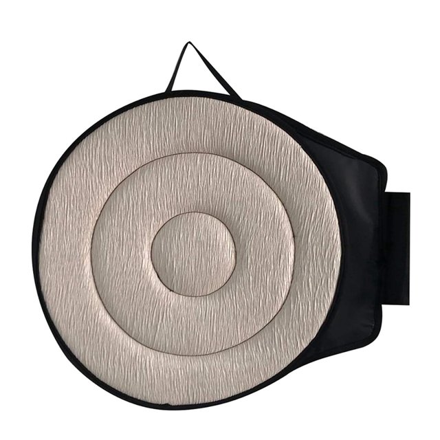 360 Rotating Seat Cushion for Car, 360 Rotating Seat Non Slip Cushion, 360 Rotating Seat Cushion, Rotating Car Seat,B,1 * Rotating Seat Cushion,Beige-Yellow