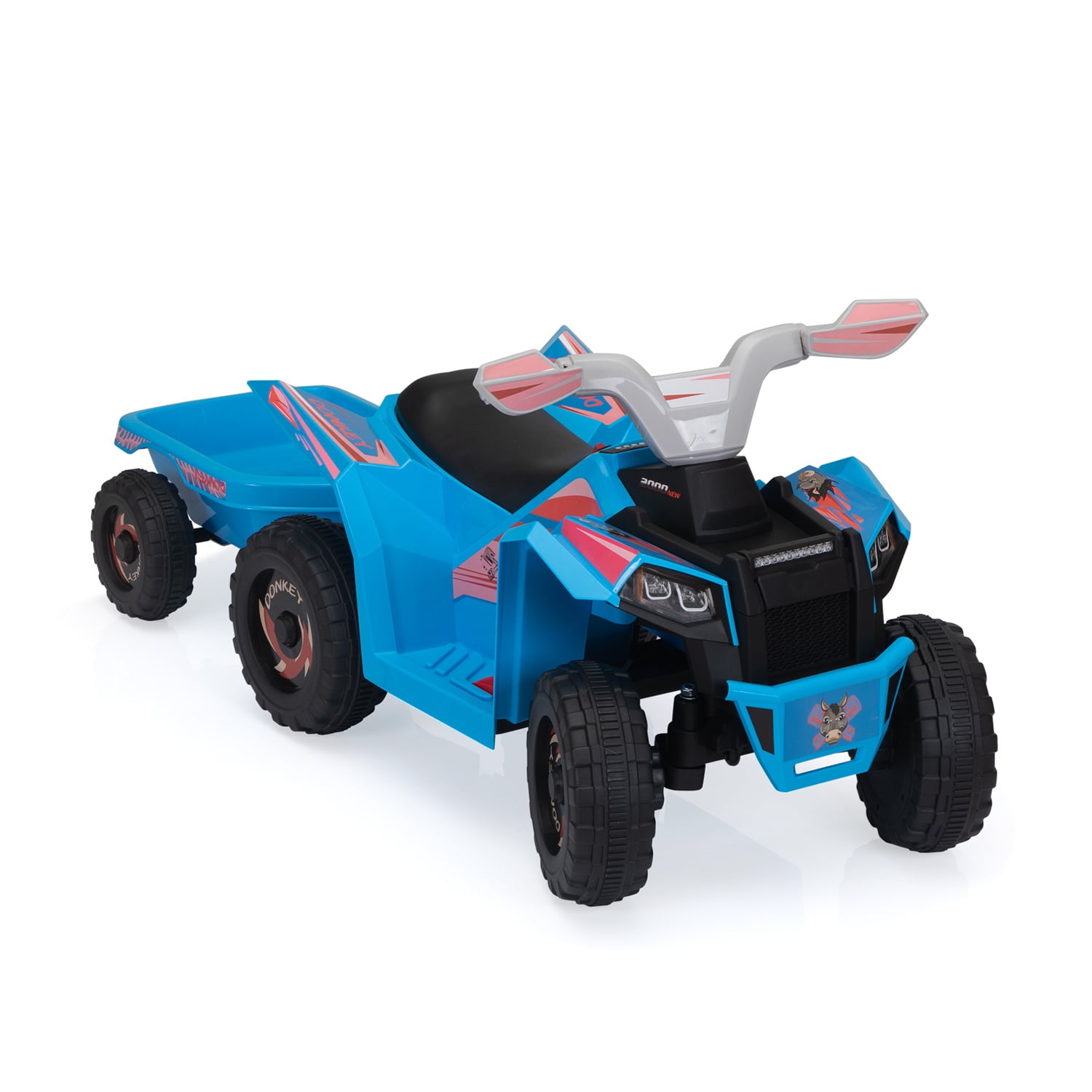 CIPACHO 6V Kids Ride-on ATV, 4 Wheels Battery-Powered Ride-On Toy for Children, Blue CIPACHO 6V Kids Ride-on ATV, 4 Wheels Battery-Powered Ride-On Toy for Children, Blue