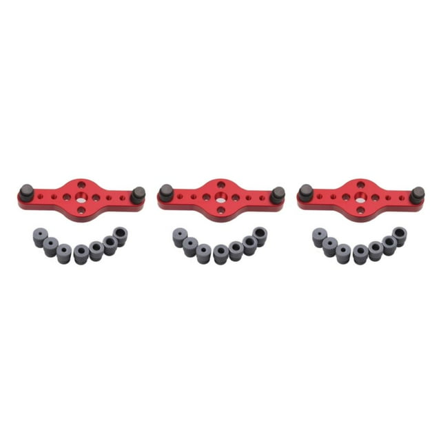 Justharion 2-10mm Sel Centrer Ensemble de Cheville Bois Trou Noir Localisateur Rouge 3PCS