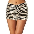 thumbnail image 7 of Shorts For Women Leopard Print Sequins High Waist Tight Shorts, 7 of 7