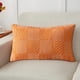 thumbnail image 4 of Checkered Texture Long Pillowcase Solid Color Home Living Room Bedroom Study Atmospheres Decorative Pillow Cushion, 4 of 6