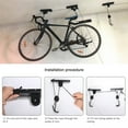 thumbnail image 4 of SPRING PARK Ceiling Mount Bicycle Storage Display Rack Bike Hanging Holder Hook Garage Ladder Lift, 4 of 6