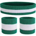 thumbnail image 2 of Striped Terry Cloth Wristbands - Pack of 3, 2 of 5