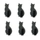 thumbnail image 1 of Ganchos de pared adhesivos para decoración del hogar | Ganchos metálicos con forma de mascota, sin taladro | Capacidad de peso: 900 g | 7,6 cm de alto | Juego de 6 en dorado, negro o oro rosa, 1 of 3