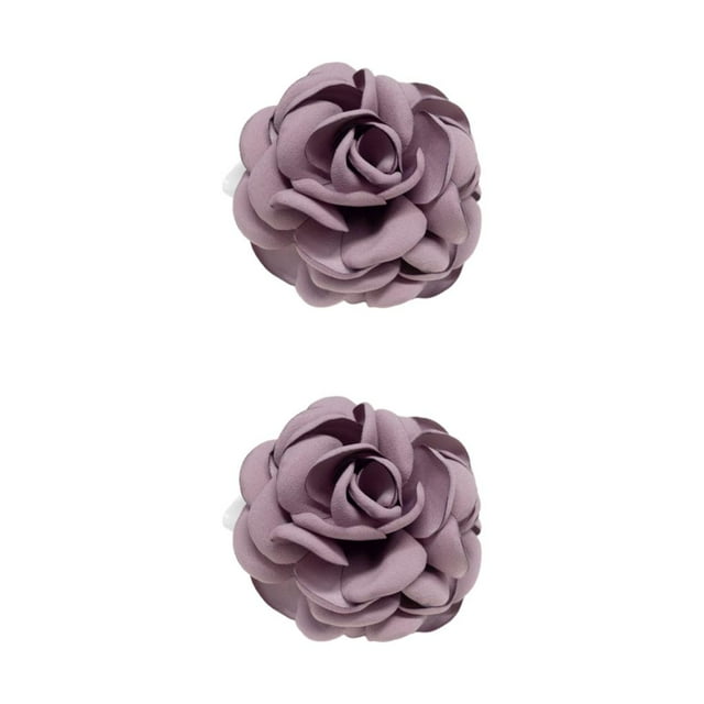 relayinert Unique Artistic Corsage Brooch For Affordable Designs Delicate Intricate pale purple 2Set