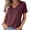 F-Purple-women tops, variant on Hfnxid Short Sleeve Shirts for Womens Solid Color Basic Tops Summer Casual Tunic Tshirt Fashion Daily Tees Purple S
