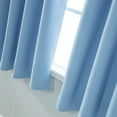 thumbnail image 4 of TERGAYEE Short Blackout Curtains,For Bedroom Adjustlabe Length Rod Pocket Thermal Insulated Kitchen/Basement/Bathroom Window Curtain Drapes,29*36in, 4 of 6