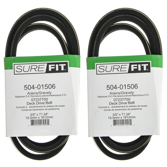 SureFit Deck Belt 07237700 Ariens Gravely Pro-Master 310 320 272Z 992030 2PK