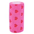 thumbnail image 1 of Heart Rolls Bandages Cintas elásticas prácticas para heridas para mascotas Animal (XL) Rose Red Red Hugtrwg  Para estrenar, 1 of 7