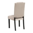 thumbnail image 2 of Monsoon Pacific Ellica Velvet Dining Chairs (Set of 2) Taupe, 2 of 5