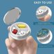 thumbnail image 2 of Caja de medicamentos BRI portátil tipo B con espejo y 3 compartimentos, 2 of 5