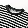 thumbnail image 2 of vdgthytj Toddler Kids Striped Short Sleeve T Shirts Casual Crewnck Cotton Summer Basic Tops for Boy Girl, 2 of 5