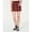 Red - redblack, variant on Vanilla Star Womens Plaid Mini Denim Skirt, Red, Juniors, 3