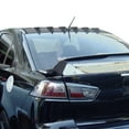 thumbnail image 3 of Ikon Motorsports Roof Spoiler for 2008-2017 Mitsubishi Lancer Sedan 4-Door ABS Rear Roof V Style Shark FIN Spoiler, 3 of 7