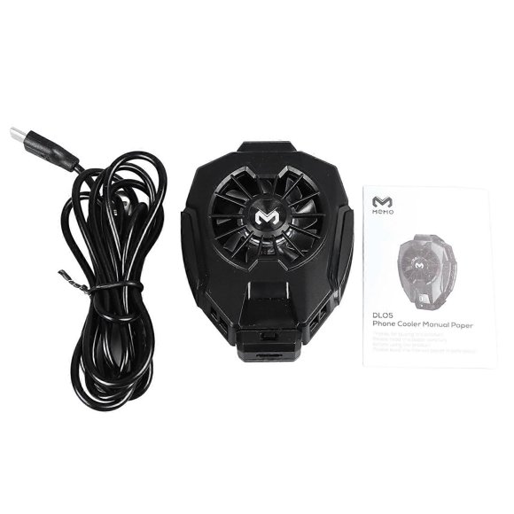 Cell Phone Cooler Mobile Phone Radiator with Temperature Display Semiconductor Heat Sink Cooling Phone Cooling Fan