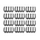 thumbnail image 3 of 24 unids/set 6/ Pin Cable peine abrazadera Clip organizador tocador para ordenador profesional organizador de cables accesorios de instalar negro Macarena peine para cables, 3 of 8