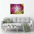 thumbnail image 5 of Kdxio Colorful Tie Dye Stained Glass 3 Wall Hanging Tapestries Banner For Bedroom College Dorm Home Living Room Party Decor 29X37 In, 5 of 8