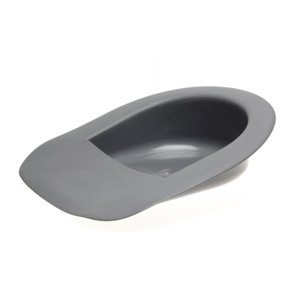Medline MegaFracture Bariatric Bedpans, 12 7/16" x 15" X 5", Graphite