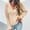 Khaki, variant on AOOCHASLIY 2023 Womens Sweater Women Casual Soild Long Sleeve Knit Pullover V-neck Sweater