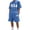 Blue, variant on Short Sets Men 2 Piece Outfits Summer Short Sleeve USA Print T-Shirt and Shorts Loose Fit Comfortable Loungewear Beach Set
