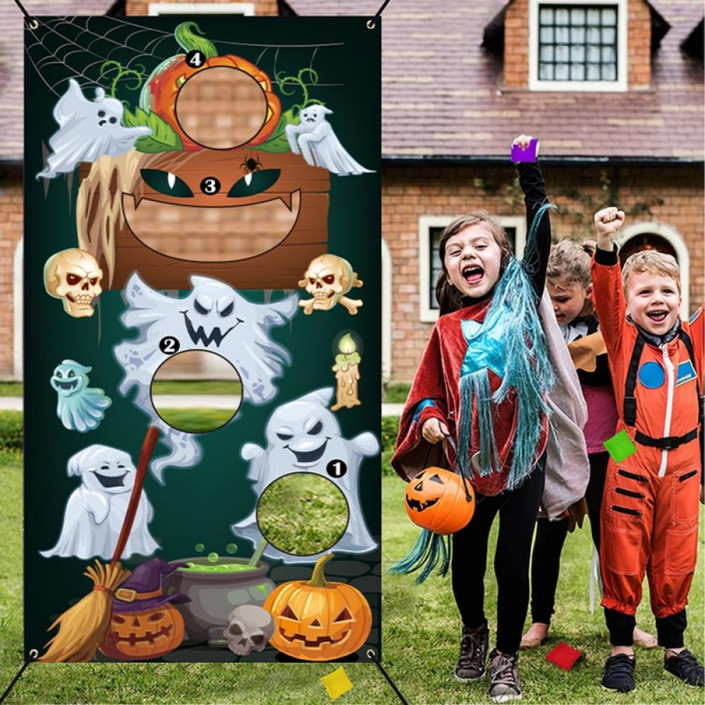 for kids Party Decorations Props Supplies,3 Bean Bags Halloween Bean Bag Toss Games 