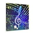 thumbnail image 2 of Music Note Mosaic. - Canvas, 2 of 10