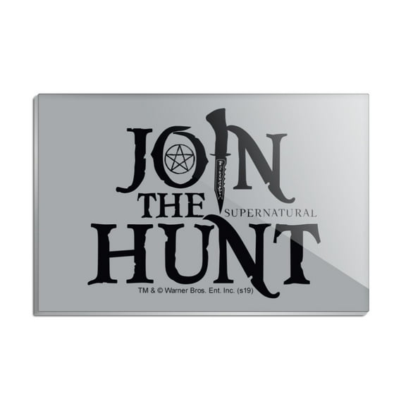 Supernatural Join the Hunt Rectangle Acrylic Fridge Refrigerator Magnet