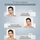 thumbnail image 3 of Rechargeable Travel Makeup Vanity Mirror, 3 Color Lighting, Dimmable Touch Screen, Tabletop LED Cosmetic Mirror with Lights, 3 of 5