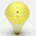 thumbnail image 4 of Luxe Jewelry Designs Women's Gold Ion Plated Stainless Steel Ring with Topaz Yellow Epoxy - Size 5, 4 of 4