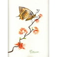thumbnail image 2 of Shefranov, Olga 11x14 Gold Ornate Wood Framed with Double Matting Museum Art Print Titled - Butterfly III, 2 of 4
