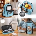 thumbnail image 2 of KUIFORTI Otter Brown School Bag and Lunch Bag Set of 4 Boys Backpack with Pencil Case Water Bottle Sleeve for Elementary Primary Middle School Students, 2 of 7
