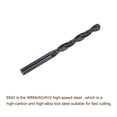 thumbnail image 3 of High Speed Steel Twist Drill Bit, 8.9mm Fully Ground Black Oxide 125mm Long 2Pcs, 3 of 5