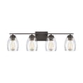 thumbnail image 2 of Atlas Lighting and Home 4-Light Vanity Light with Jar Shaped Glass Shades - 30.5" - Oil Rubbed, 2 of 4