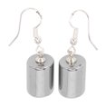thumbnail image 2 of Pendientes de terahercios, pendientes de terahercios, pendientes cilíndricos para ansiedad, pendientes cilíndricos para mujer, mayor durabilidad, 2 of 14