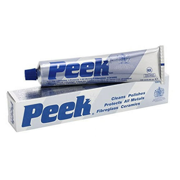 Peek Polish, Aluminum and Chrome Metal Polish - 100ml (3.93 oz) Tube